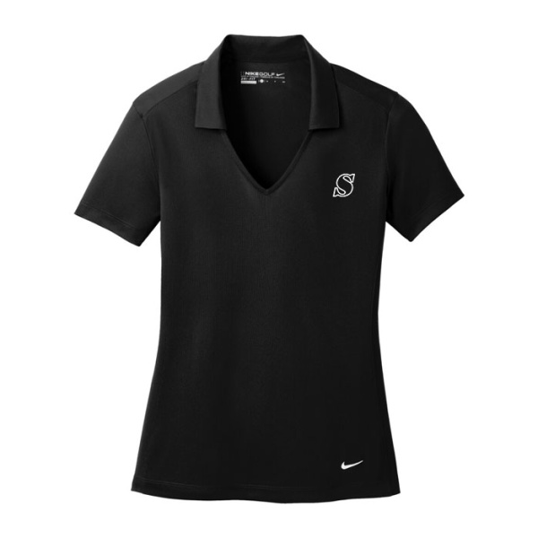 NIKEÂ® Dri-FIT VERTICAL MESH LADIES' POLO. 637165 - Image 3