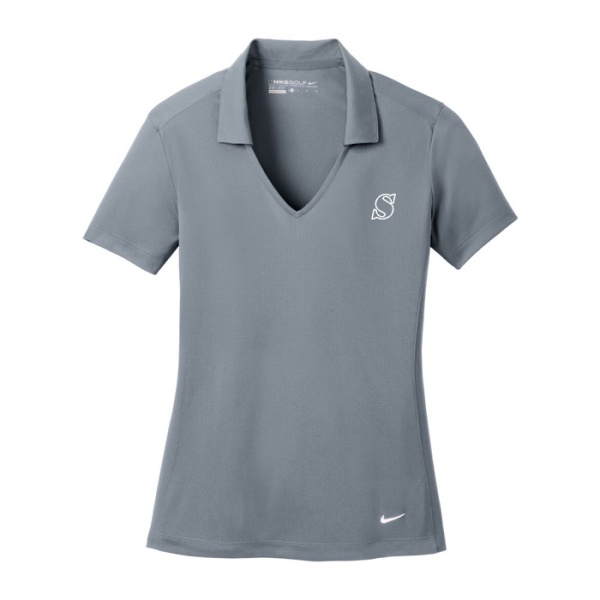 NIKEÂ® Dri-FIT VERTICAL MESH LADIES' POLO. 637165 - Image 5