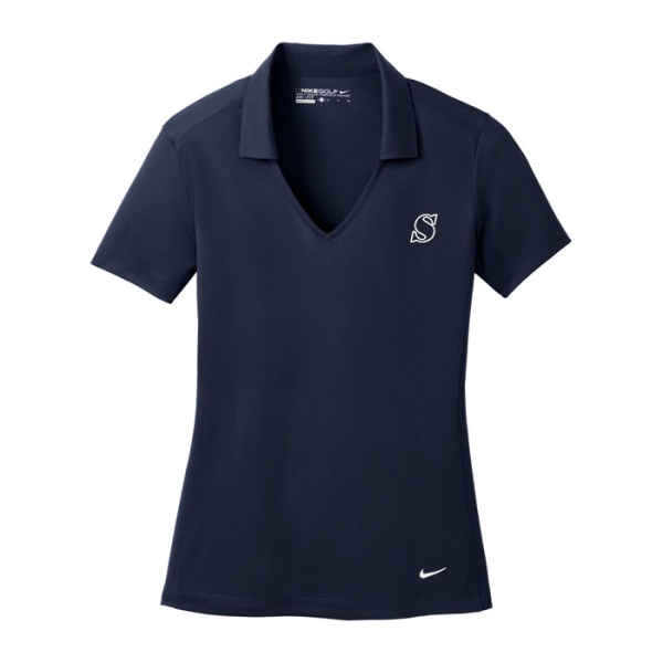 NIKEÂ® Dri-FIT VERTICAL MESH LADIES' POLO. 637165 - Image 6
