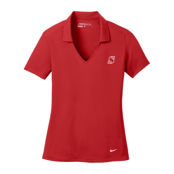 NIKEÂ® Dri-FIT VERTICAL MESH LADIES' POLO. 637165 - Image 7