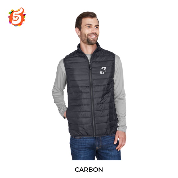 Mens Prevail Packable Puffer Vest - Image 3