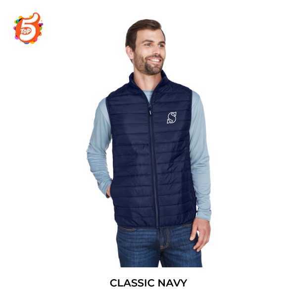 Mens Prevail Packable Puffer Vest - Image 4