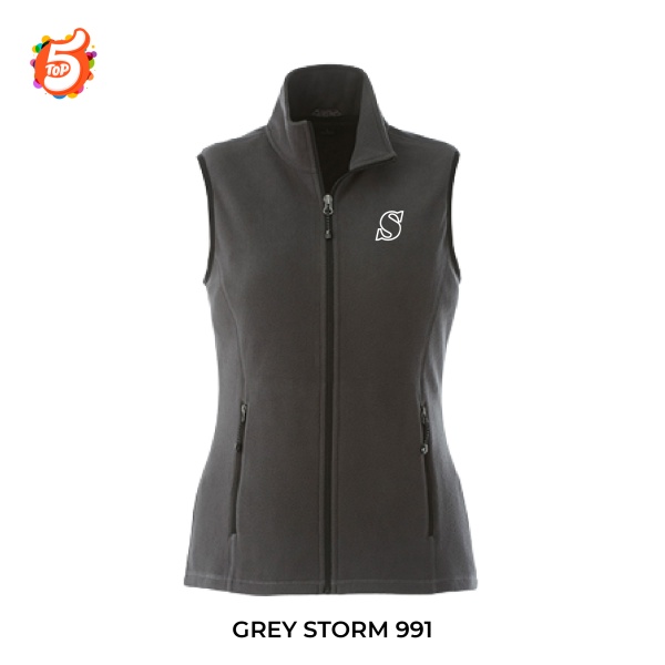 Ladies Tyndall Polyfleece Vest - Image 4