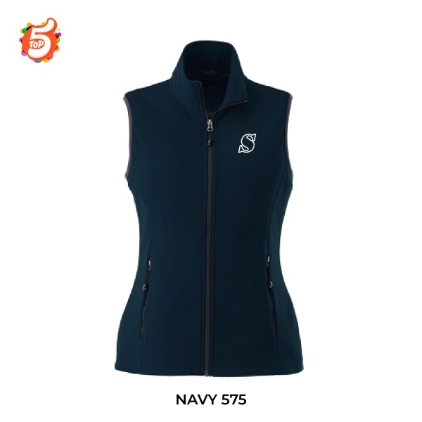 Ladies Tyndall Polyfleece Vest - Image 6