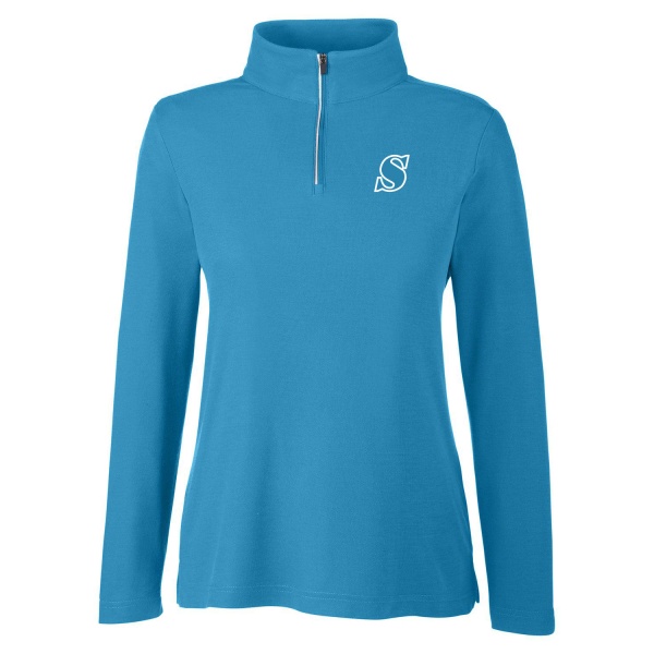 SC - Ladies' Pique Quarter-Zip - Image 3
