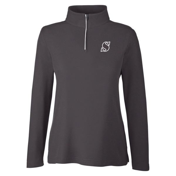 SC - Ladies' Pique Quarter-Zip - Image 4