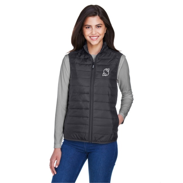 Ladies Prevail Packable Puffer Vest - Image 4