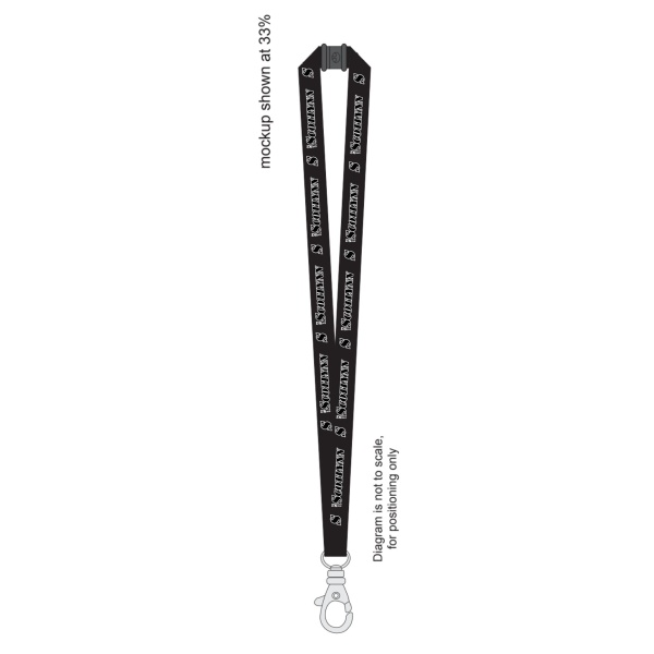 1/2" Sublimated Lanyard