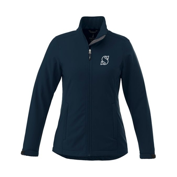 Ladies Maxson Soft Shell w. Emb Logo