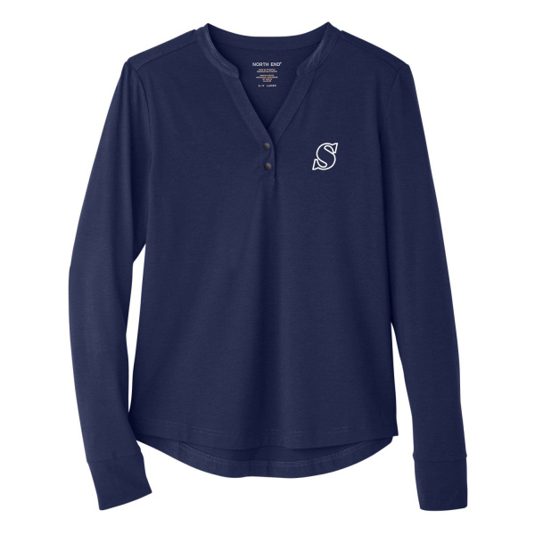 North End Ladies' Jaq Snap-Up Stretch Performance Pullover - Image 2
