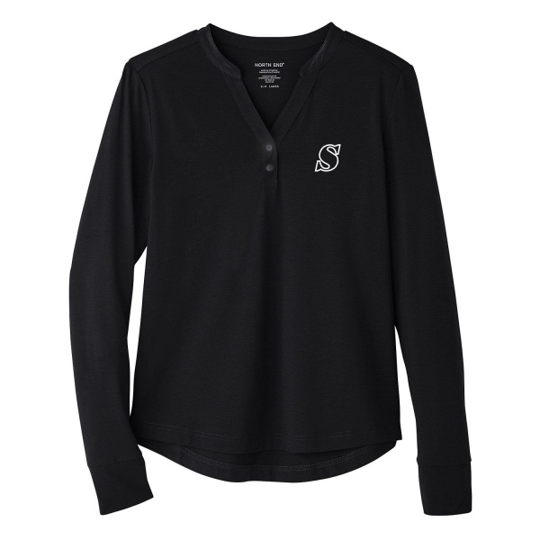 North End Ladies' Jaq Snap-Up Stretch Performance Pullover - Image 3