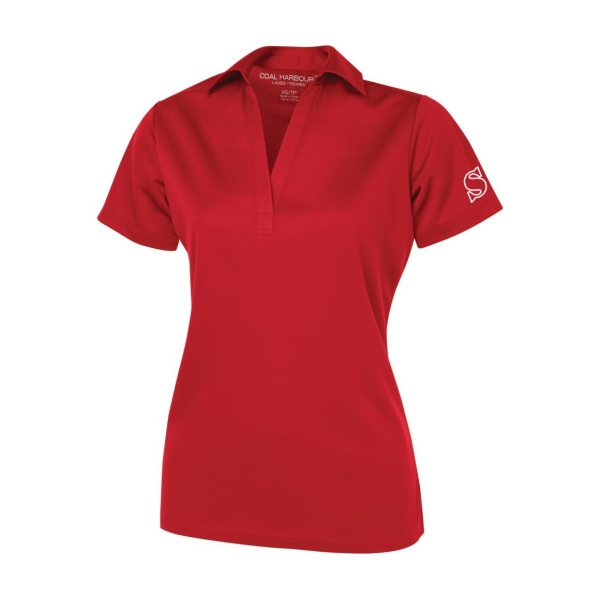 Ladies Performance Polo w. Smash Logo - Image 4