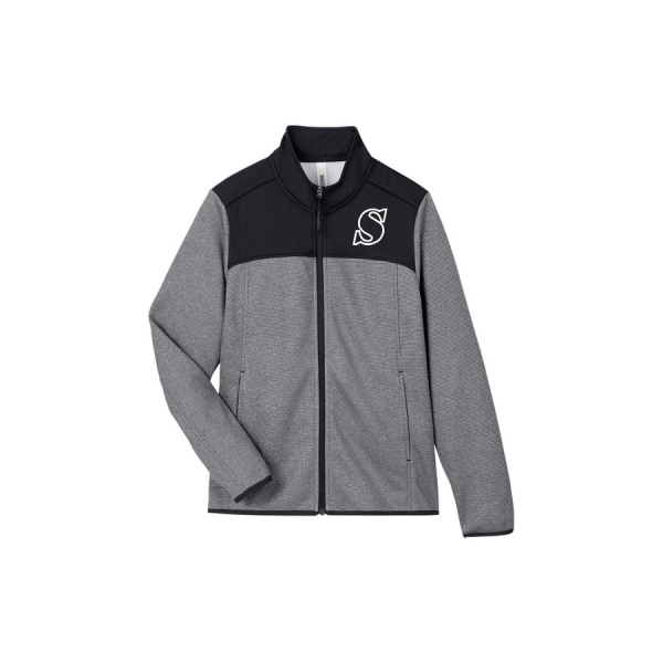 Ladies Venture Heathered Hybrid Jacket - Image 4