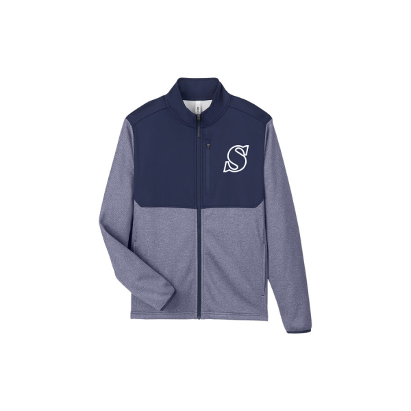 Mens Venture Heathered Hybrid Jacket - Image 3