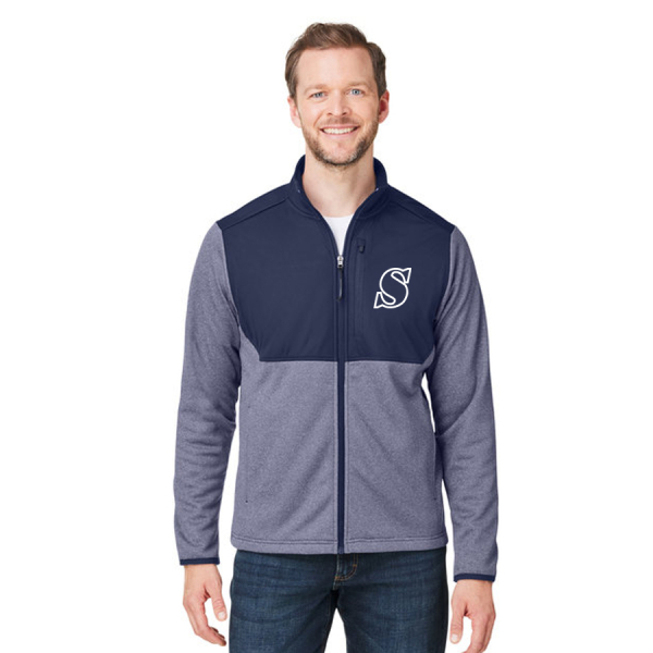 Mens Venture Heathered Hybrid Jacket