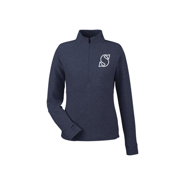 Ladies Spirit Textured Quarter Zip - Image 5