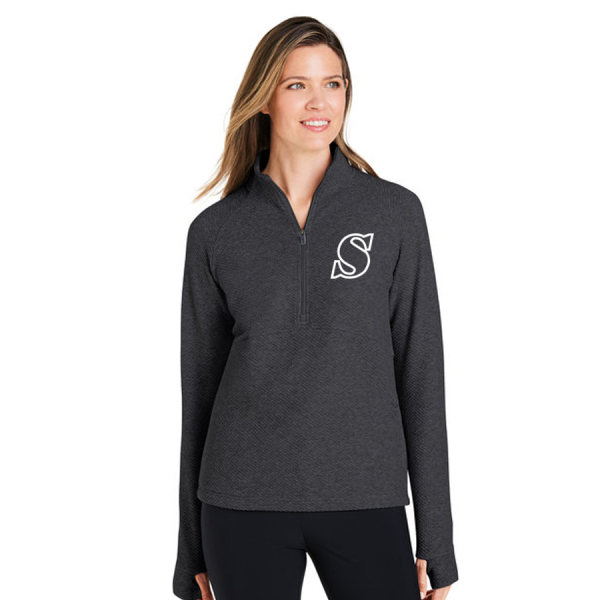 Ladies Spirit Textured Quarter Zip