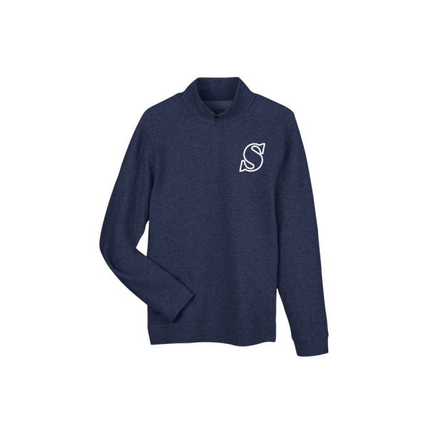 Mens Spirit Textured Quarter Zip - Image 5