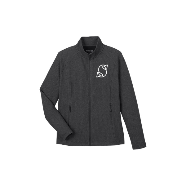 Ladies Spirit Textured Full Zip - Image 3