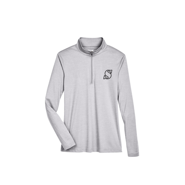 Ladies Heather Performance Quarter Zip - Image 3