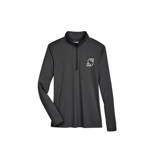 Ladies Heather Performance Quarter Zip - Image 4