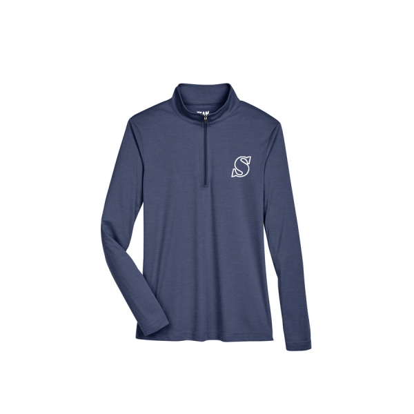 Ladies Heather Performance Quarter Zip - Image 6