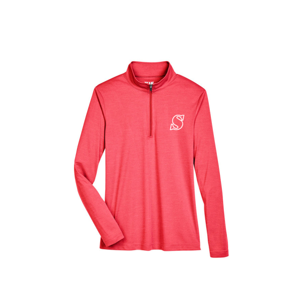 Ladies Heather Performance Quarter Zip - Image 7