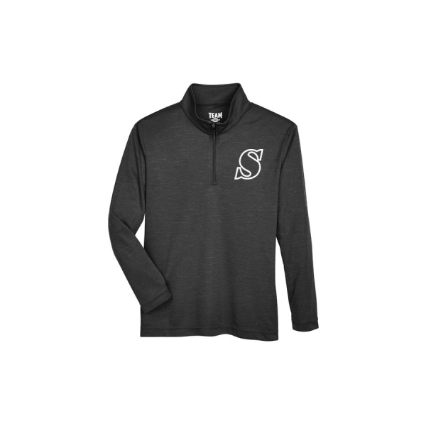Youth Zone Sonic Heather Performance Quarter-Zip - Image 6