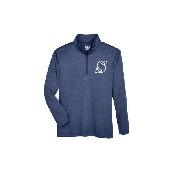 Youth Zone Sonic Heather Performance Quarter-Zip - Image 4
