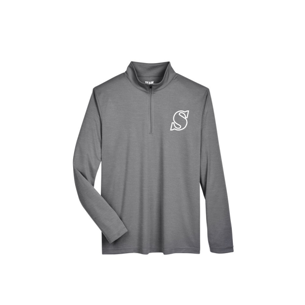Mens Heather Performance Quarter Zip - Image 7