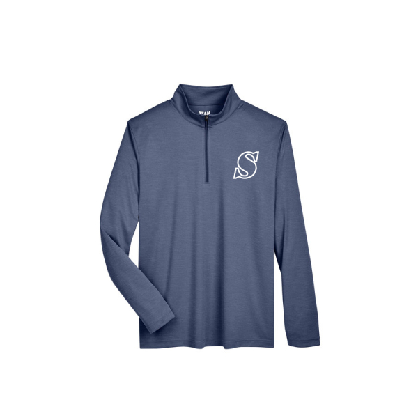 Mens Heather Performance Quarter Zip - Image 5