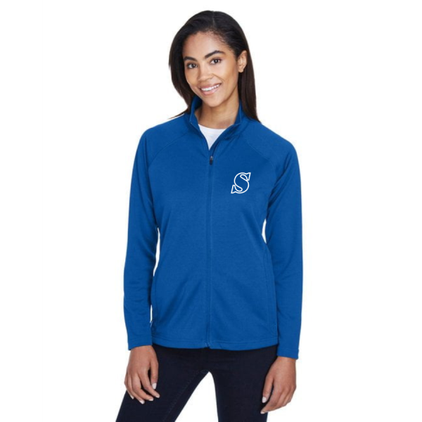 Ladies Stretch Tech-Shell Compass Full Zip - Image 5