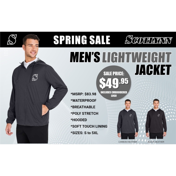 Men's Lightweight Waterproof Jacket