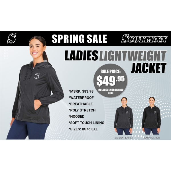 Ladies Lightweight Waterproof Jacket