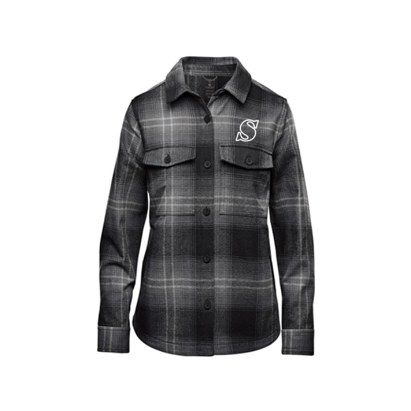 Ladies Highland Plaid Shacket - Image 4