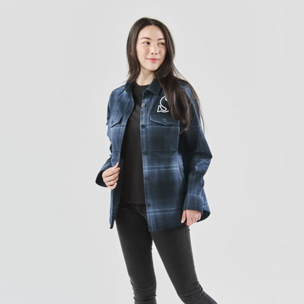 Ladies Highland Plaid Shacket