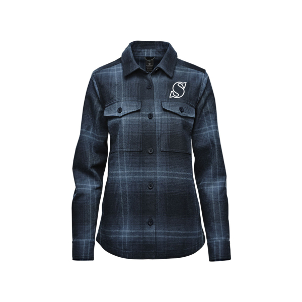 Ladies Highland Plaid Shacket - Image 3