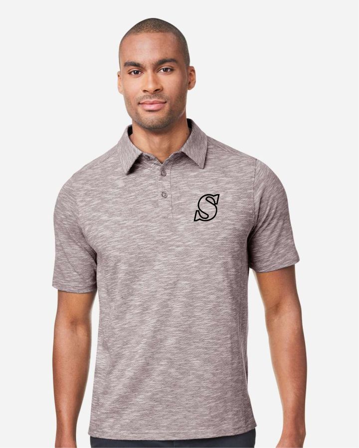Mens Eclipse Jacquard Polo